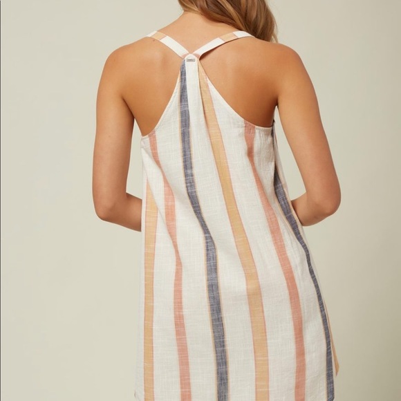 O’Neill Dray Stripe Button Dress - Picture 4 of 10